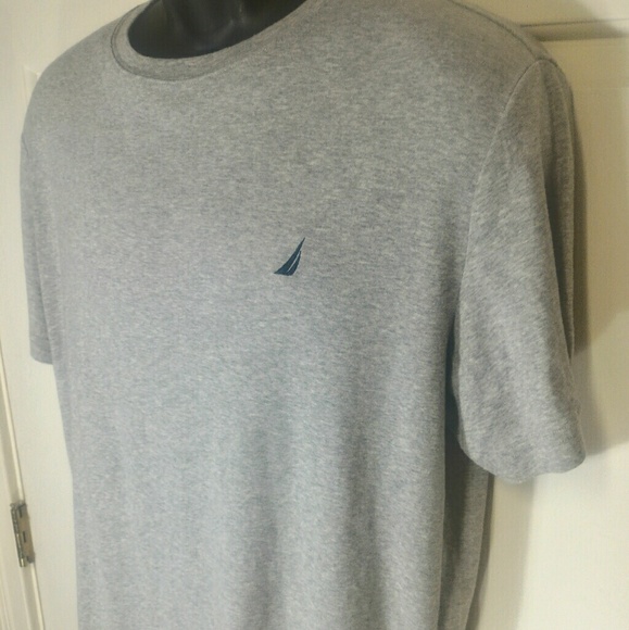 Nautica Logo Grey Sleepwear Tshirt Size 